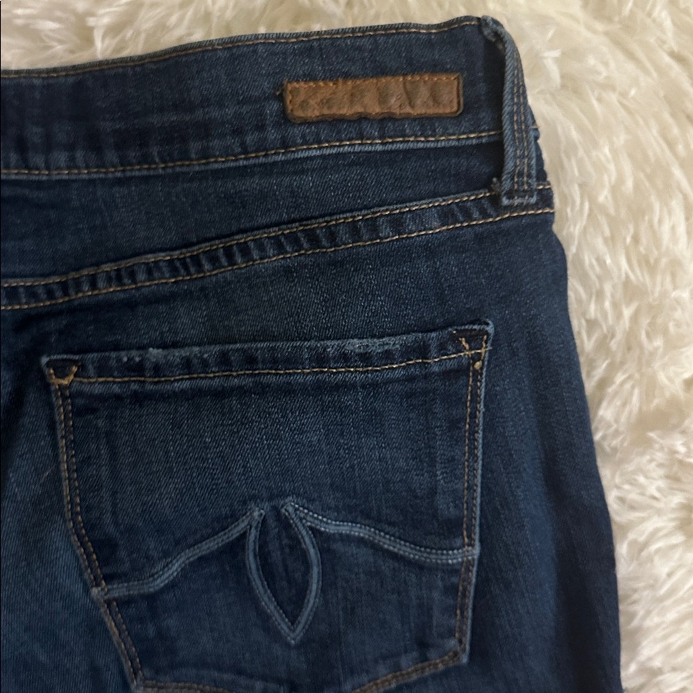 Level 99 Dark Blue Embroidered Ankle Jeans - Picture 9 of 9